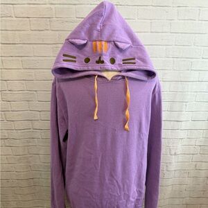 Pusheen Purple Bat Hoodie, unisex medium, like new